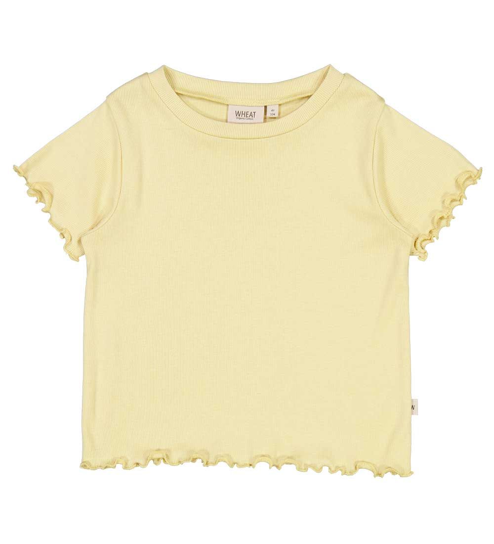 Wheat T-shirt - Irene - Rib - Yellow Dream