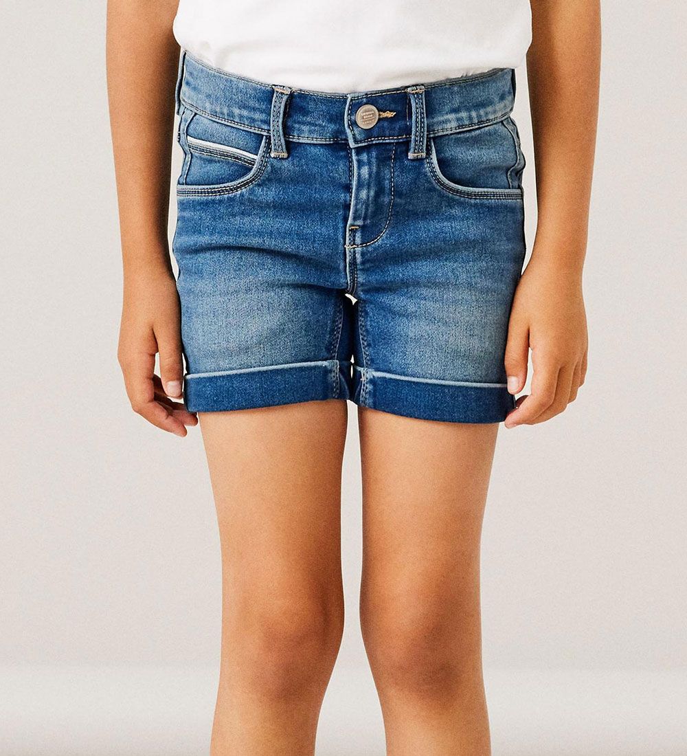 Name It Shorts - Noos - NkfSalli - Medium Blue Denim