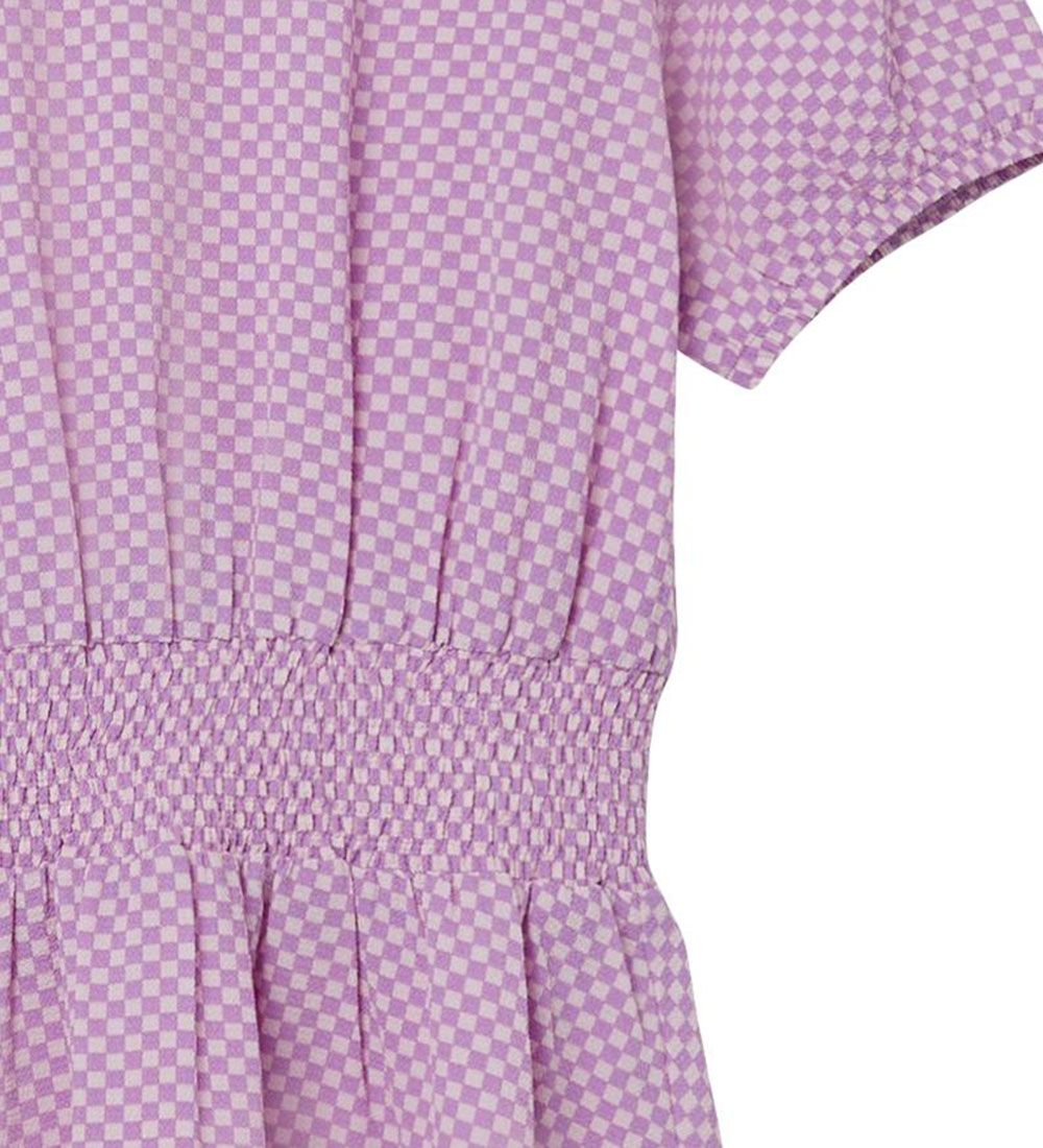 LMTD Kjole - NlfEckali - Lilac Chiffon/Checks