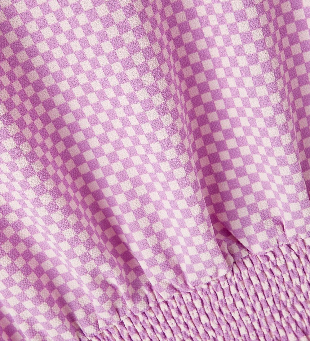 LMTD T-shirt - Cropped - NlfEckali - Lilac Chiffon/Checks