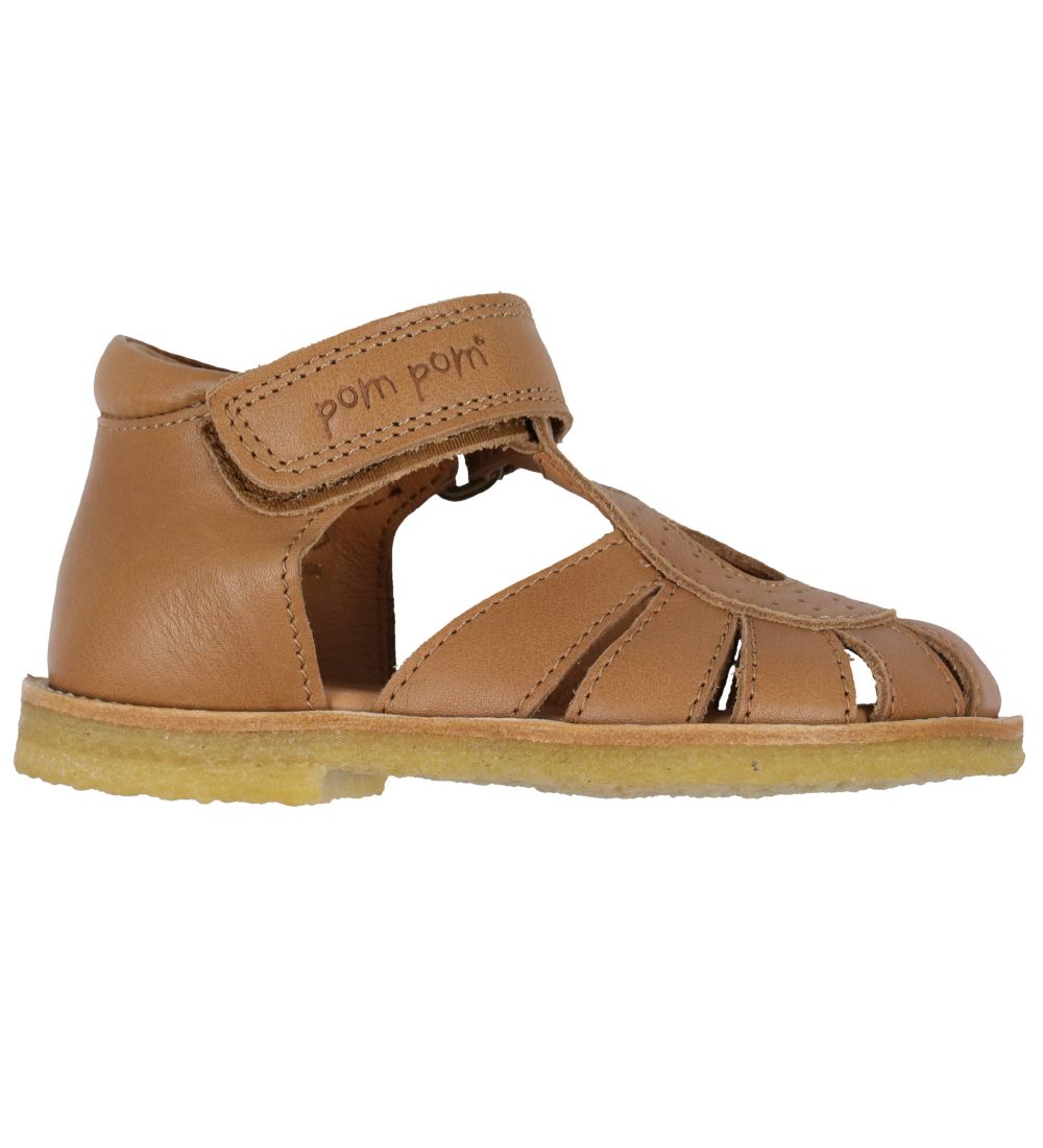 Pom Pom Sandaler - Rub Sole - Camel