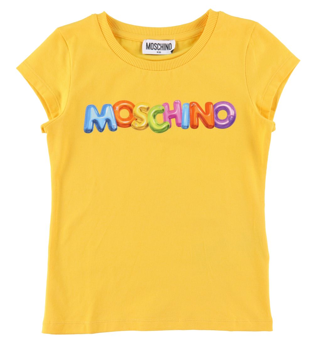 Moschino T-shirt - Gul m. Print