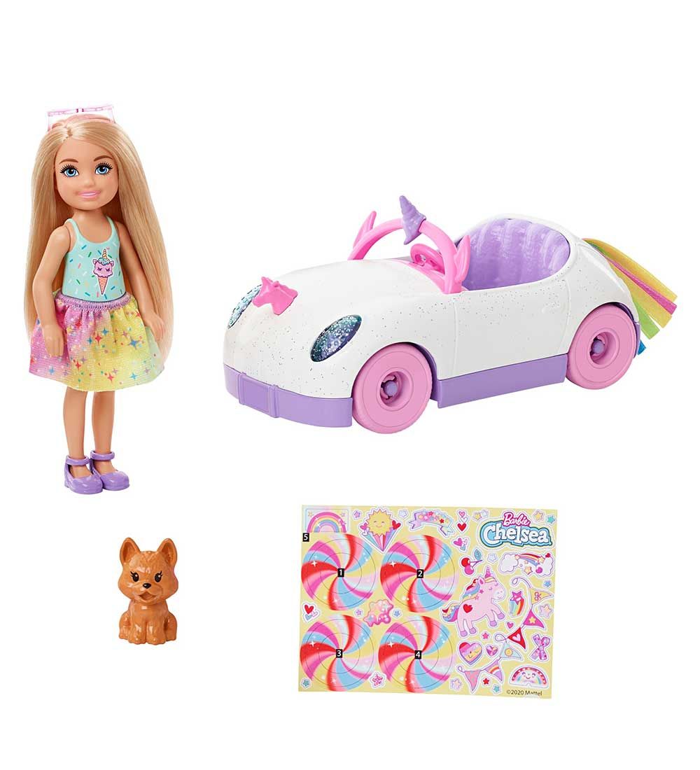 Barbie Dukkesæt - Chelsea Vehicle
