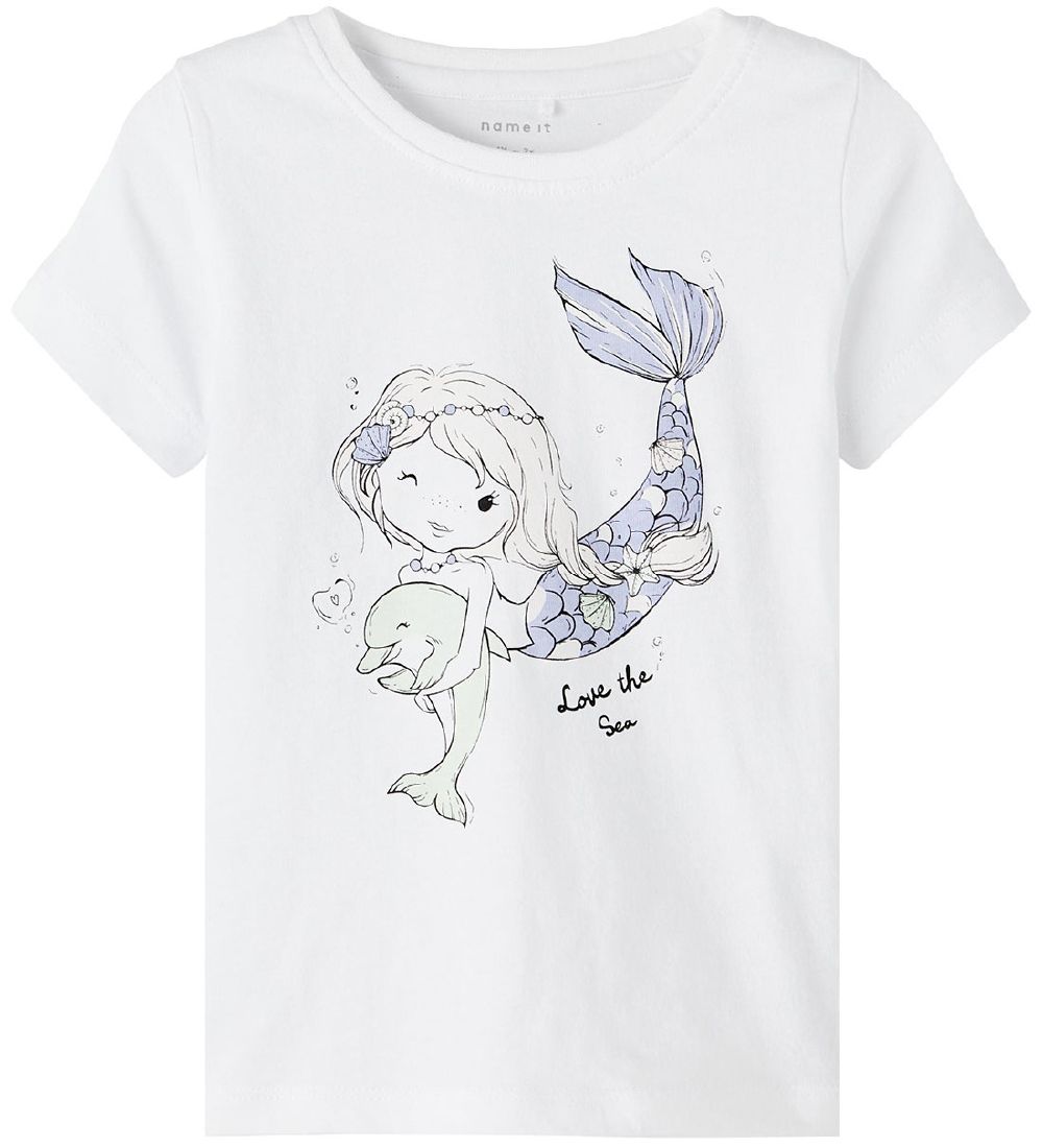 Name It T-shirt - NmfZuzano - Bright White