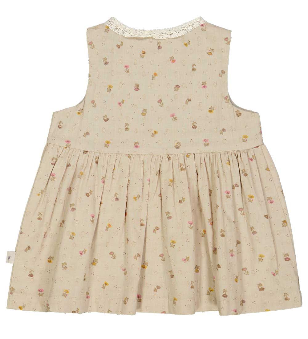 Wheat Kjole - Josephine - Fossil Flowers Dot