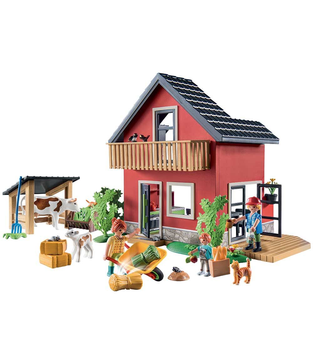 Playmobil Country - Farmhouse With Outdoor Area - 71248 - 137 De