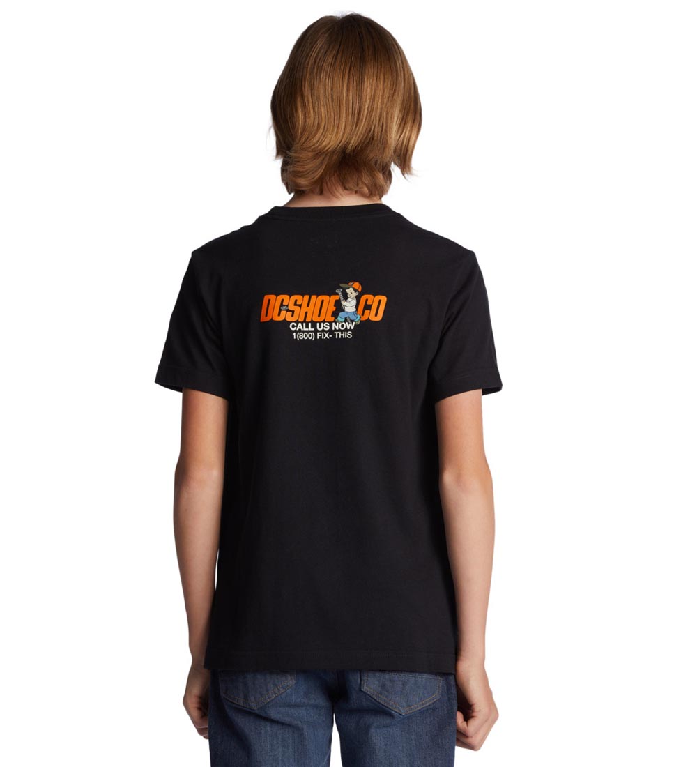 DC T-Shirt - Sort m. Print