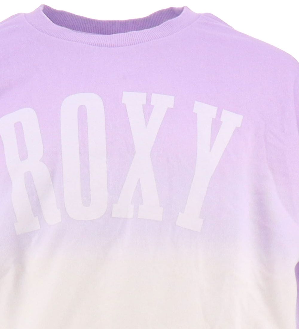 Roxy Sweatshirt - Im So Blue - Lilla/Hvid