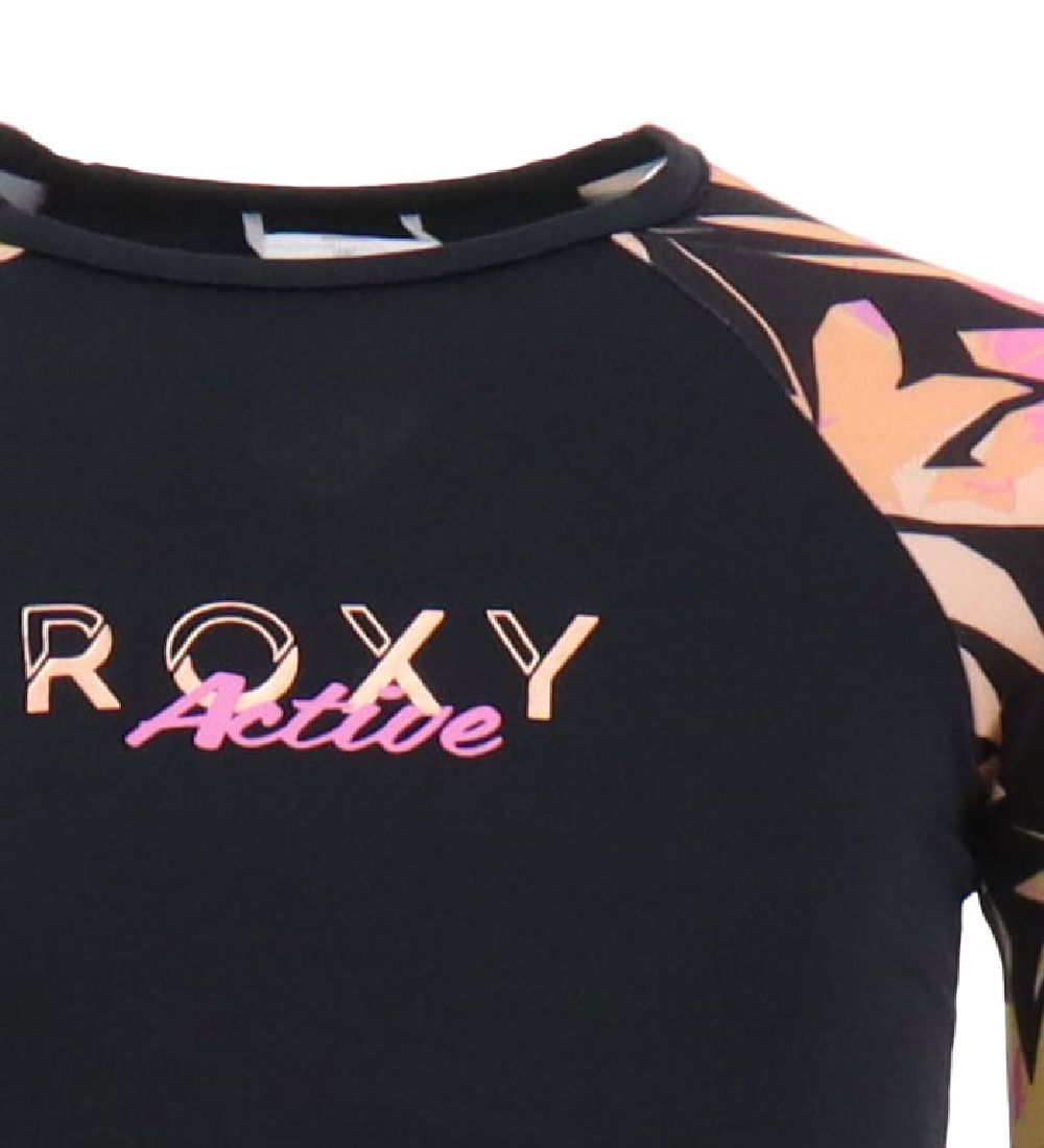Roxy Badebluse - UV50+ - Active Joy - Sort