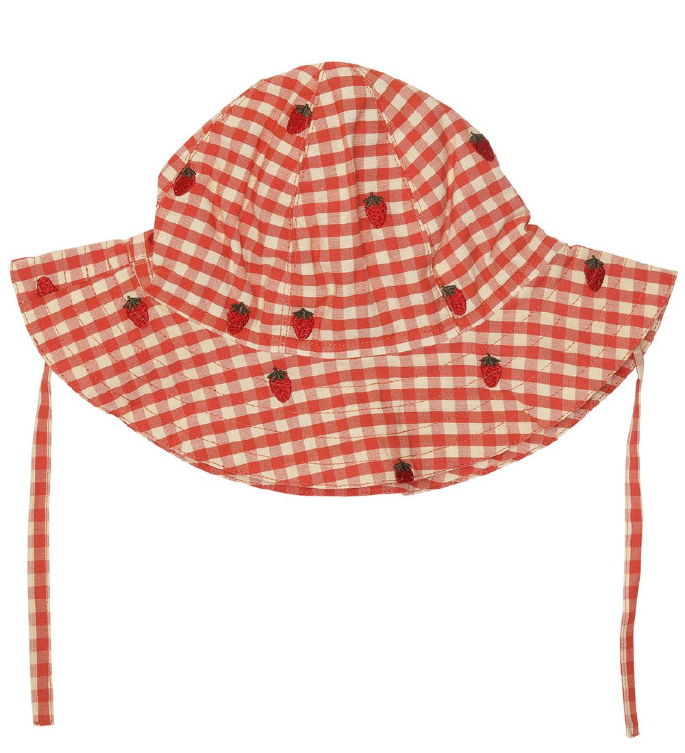 Flöss Solhat - Molly - Berry Gingham