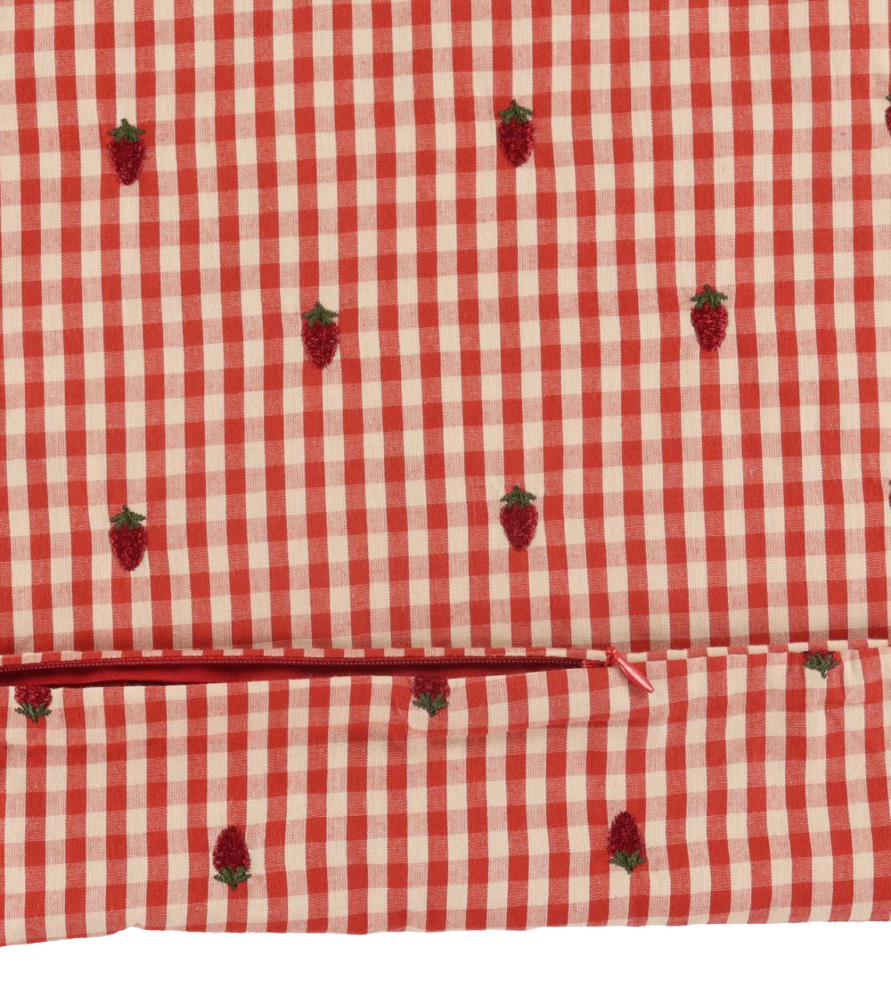 Flöss Sengetøj - Junior - Molly - Berry Gingham