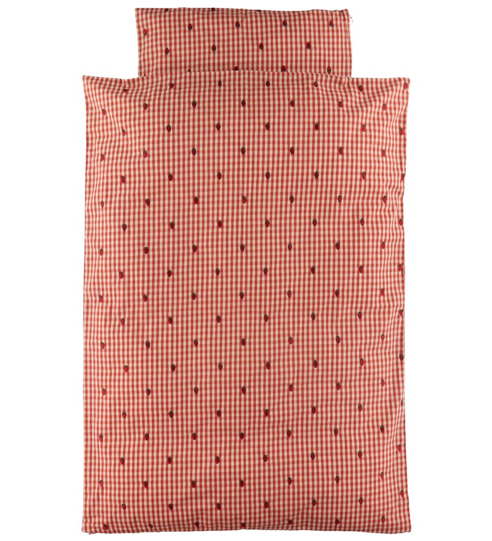 Flöss Sengetøj - Junior - Molly - Berry Gingham