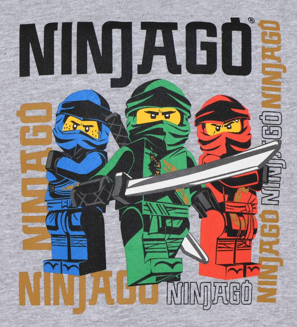 LEGO Ninjago T-Shirt - LWTaylor 331 - Grey Melange