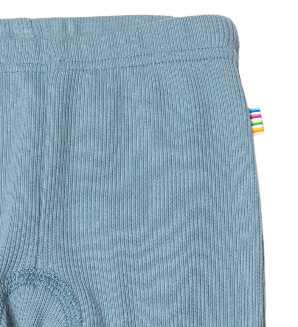 Joha Leggings - Rib - Blå