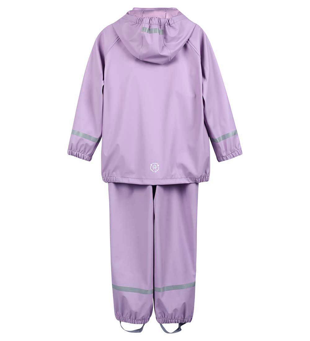 Color Kids Regntøj m. Seler - PU - Lavender Mist