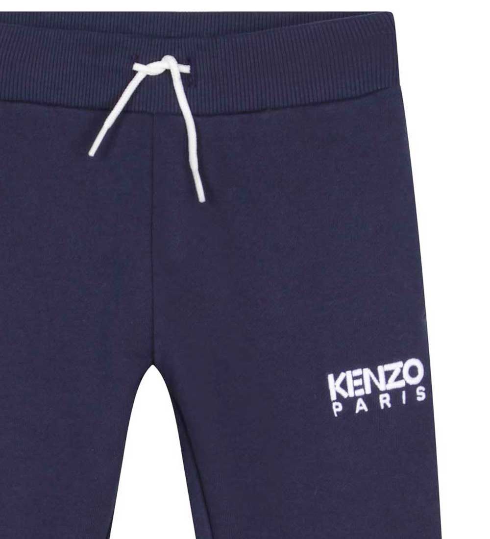 Kenzo Sweatpants - Navy m. Hvid