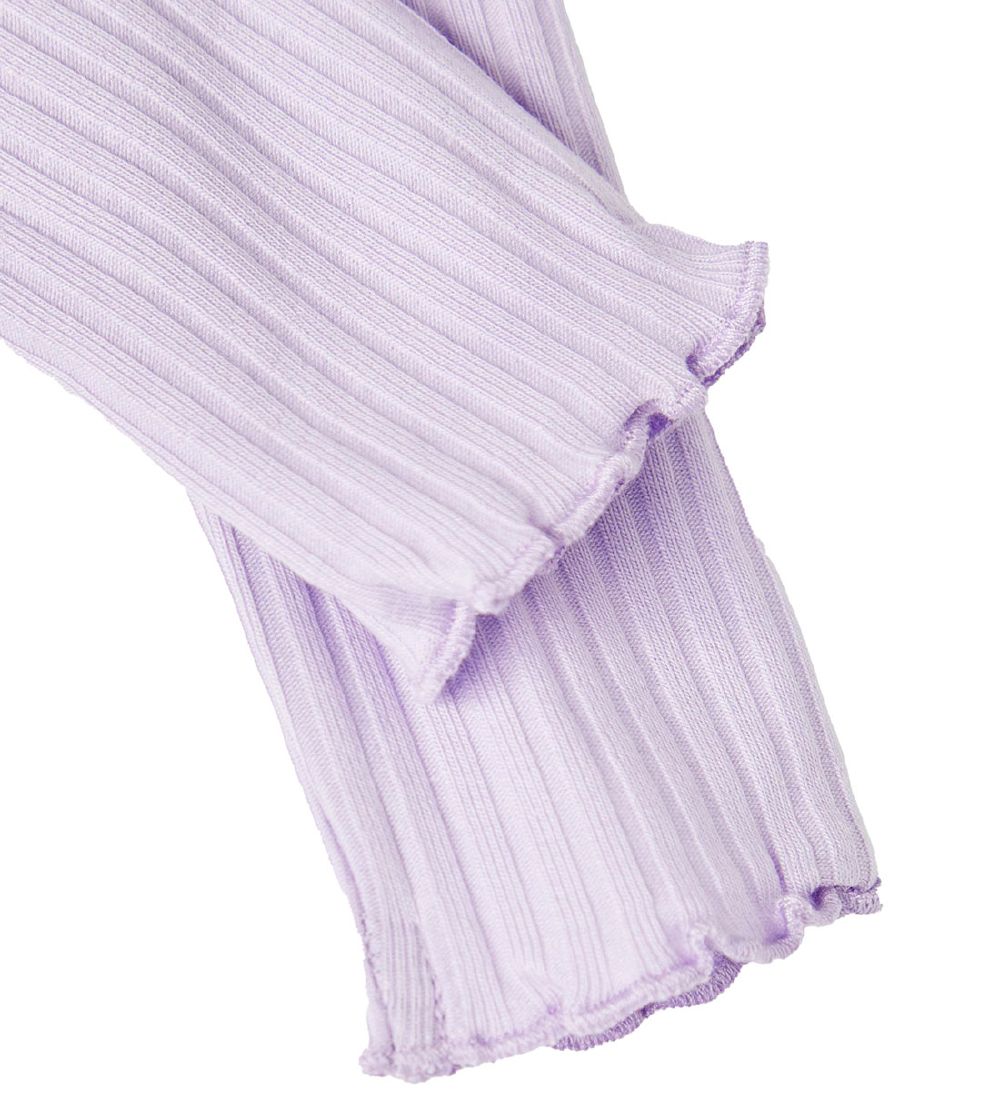 Name It Leggings - Rib - NbfDyssa - Pastel Lilac