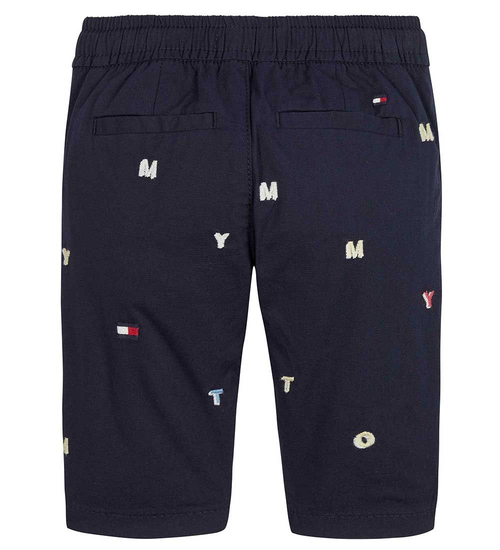 Tommy Hilfiger Bukser - Tommy Embr - Desert Sky