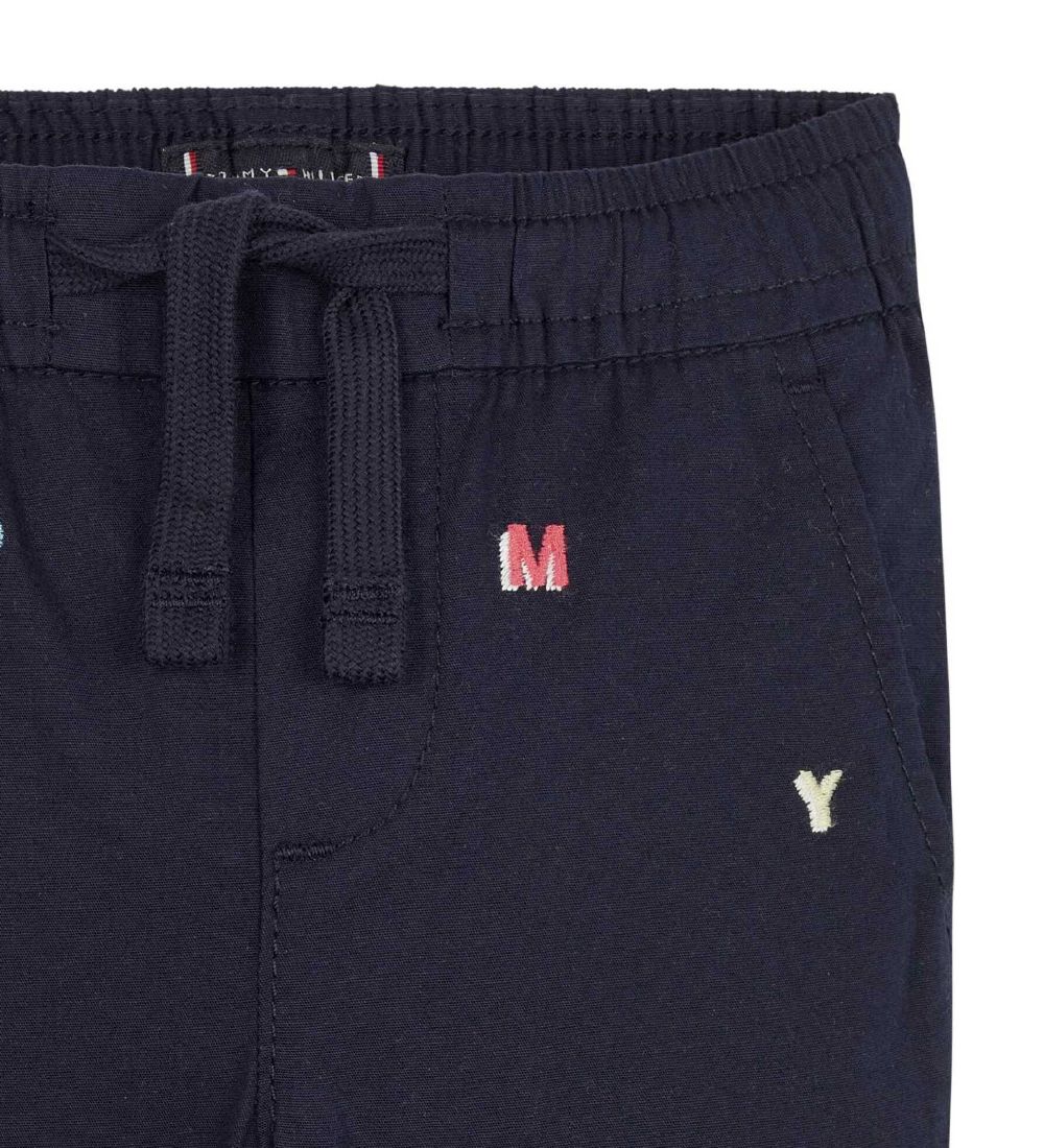 Tommy Hilfiger Bukser - Tommy Embr - Desert Sky