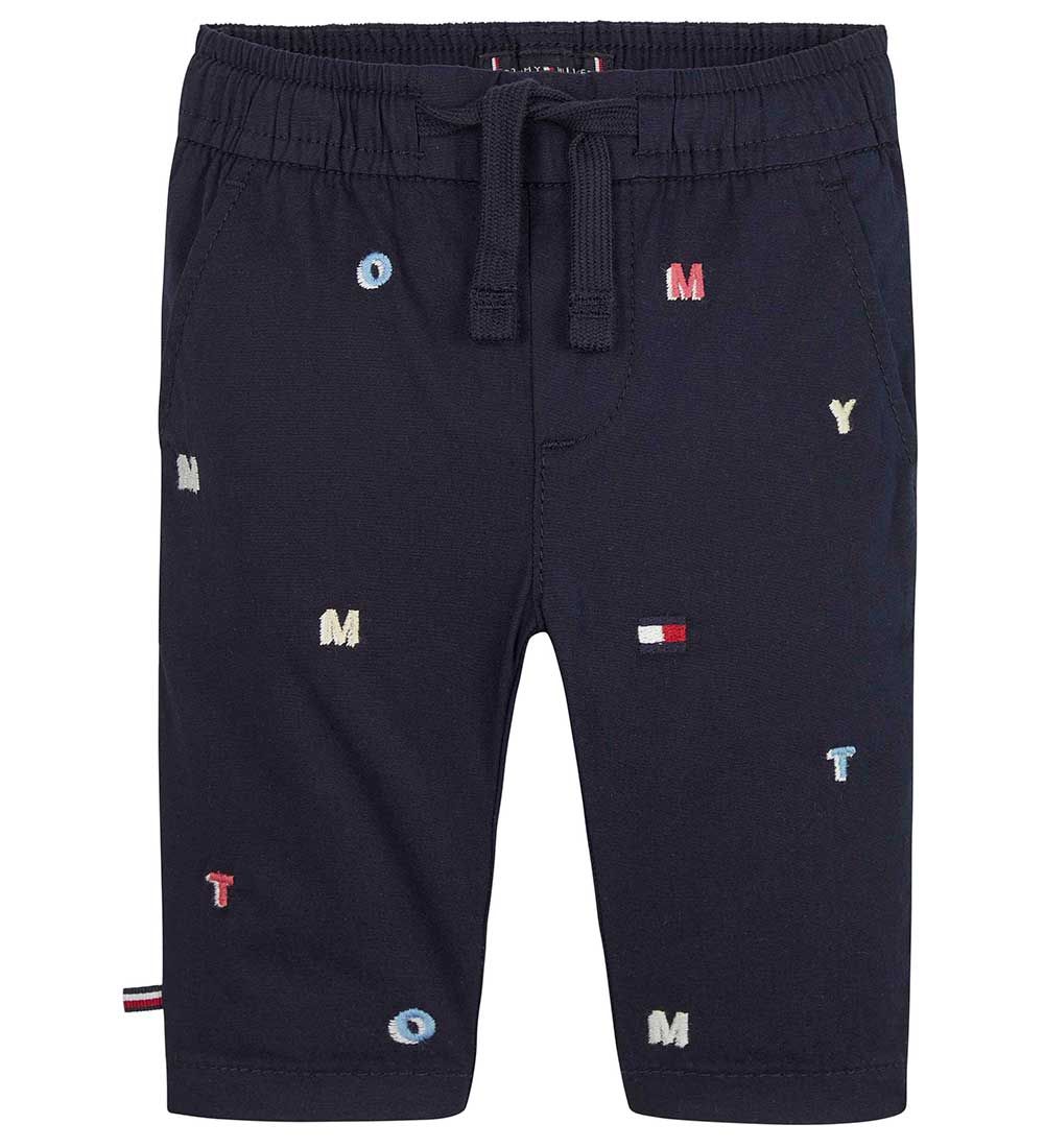 Tommy Hilfiger Bukser - Tommy Embr - Desert Sky