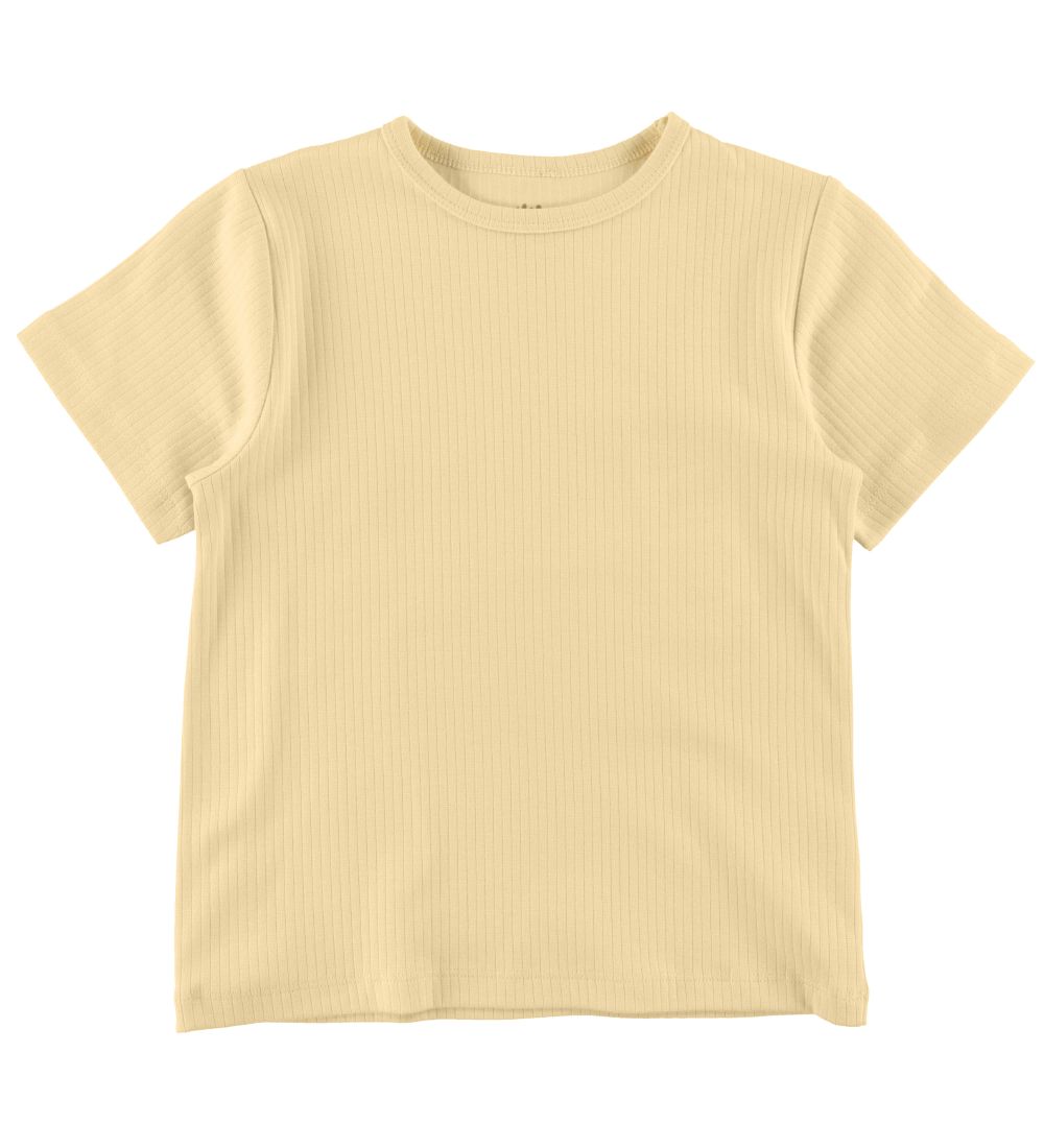 Copenhagen Colors T-shirt - Classic Rib - Pale Yellow