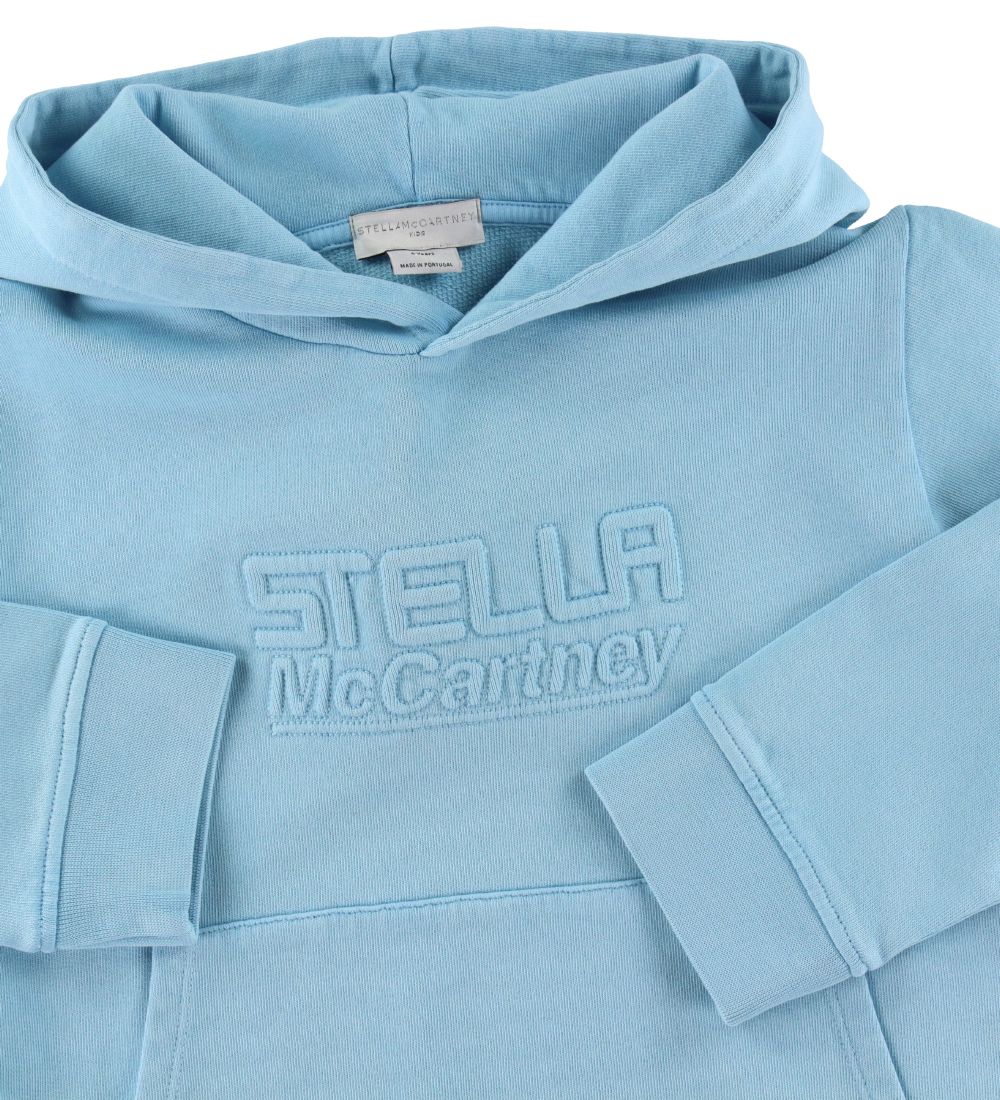 Stella McCartney Kids Hættetrøje - Lyseblå