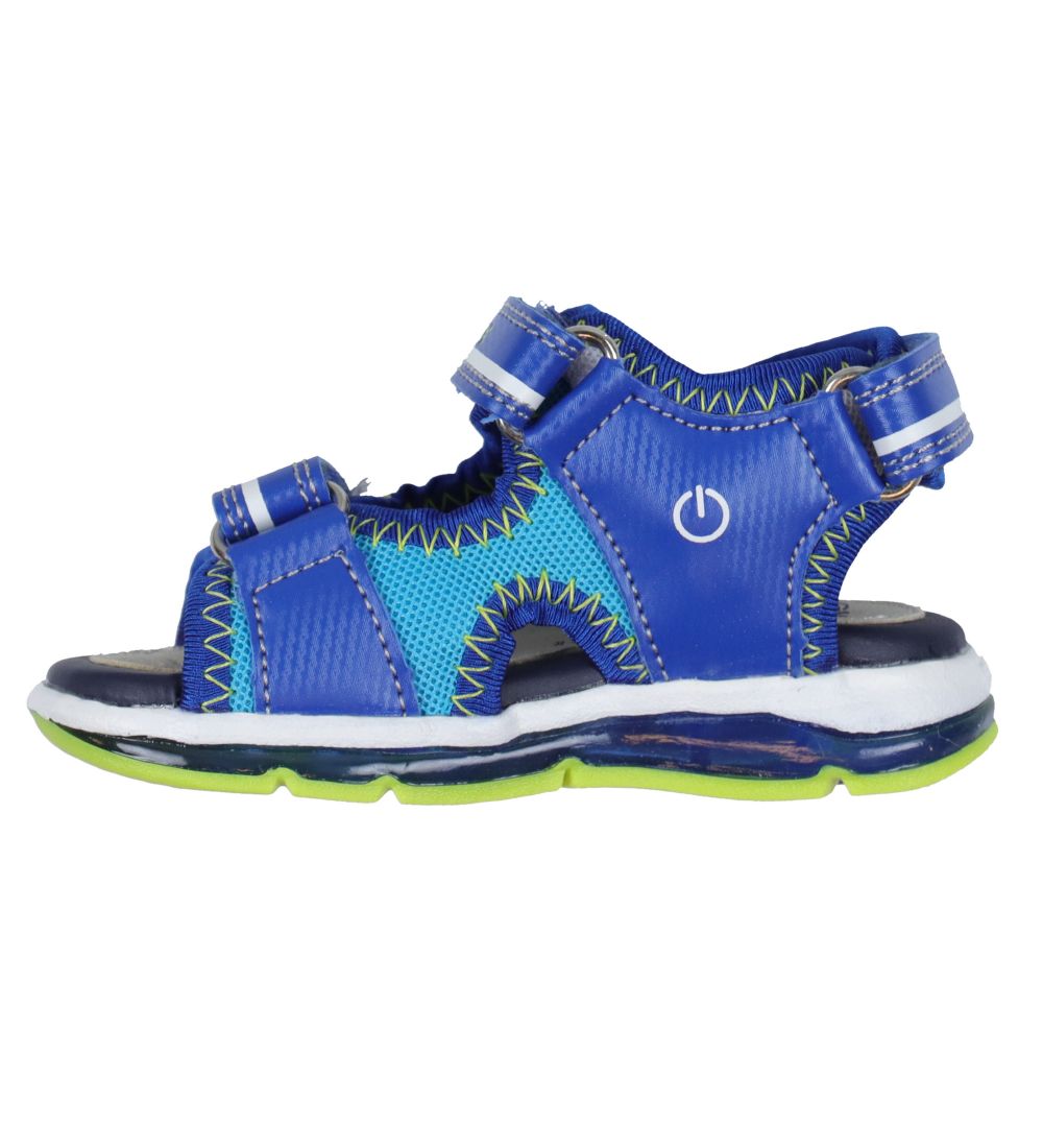 Geox Sandaler m. Lys - B S. Todo B. A - Royal/Lime Green