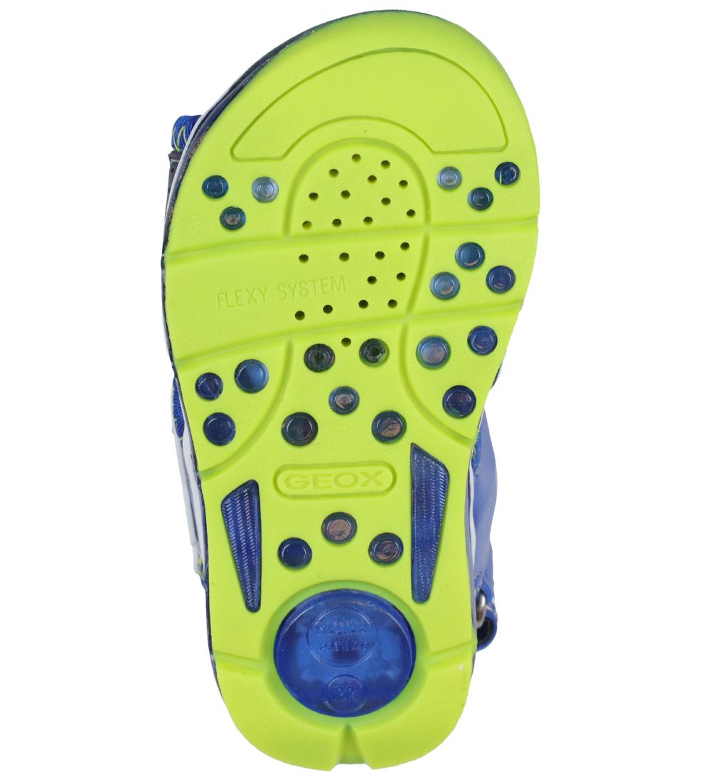 Geox Sandaler m. Lys - B S. Todo B. A - Royal/Lime Green
