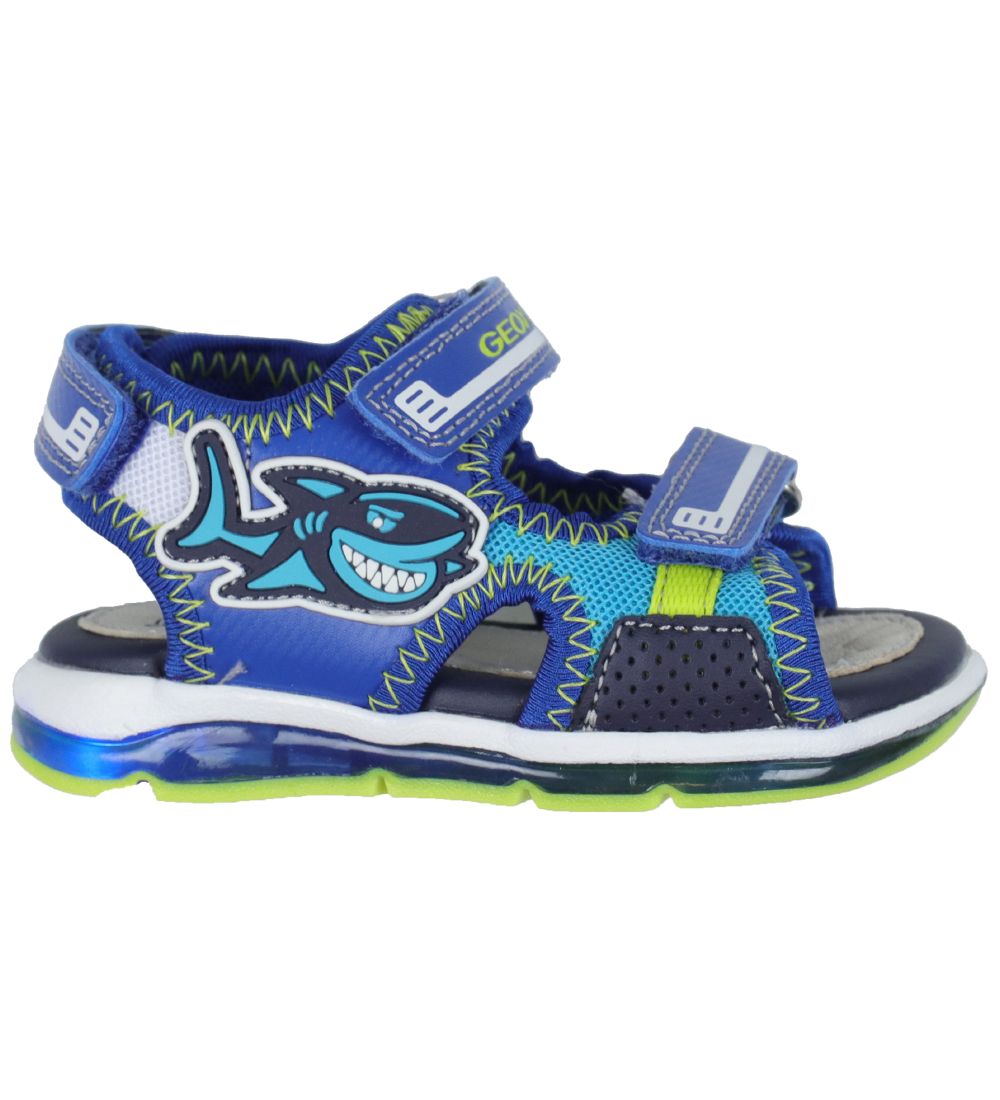 Geox Sandaler m. Lys - B S. Todo B. A - Royal/Lime Green