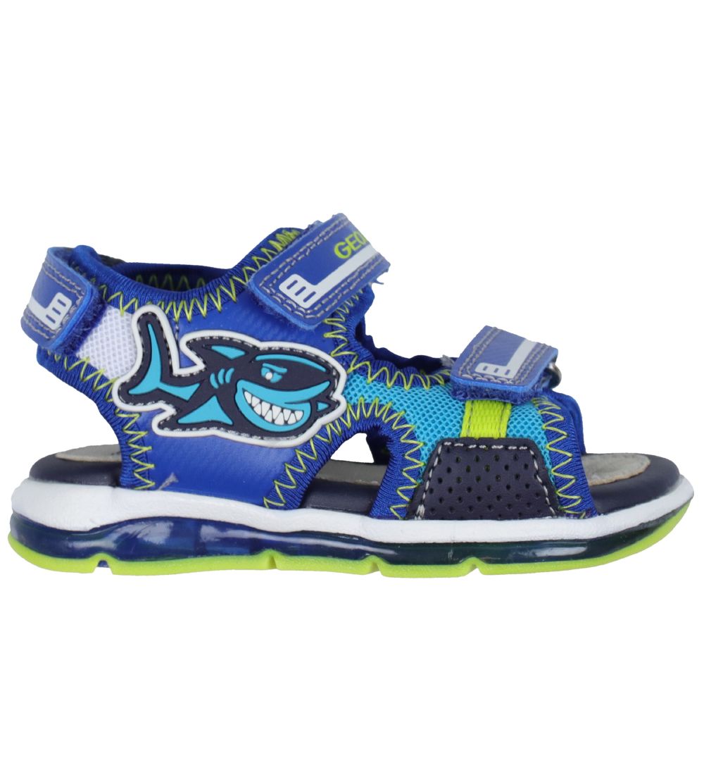 Geox Sandaler m. Lys - B S. Todo B. A - Royal/Lime Green