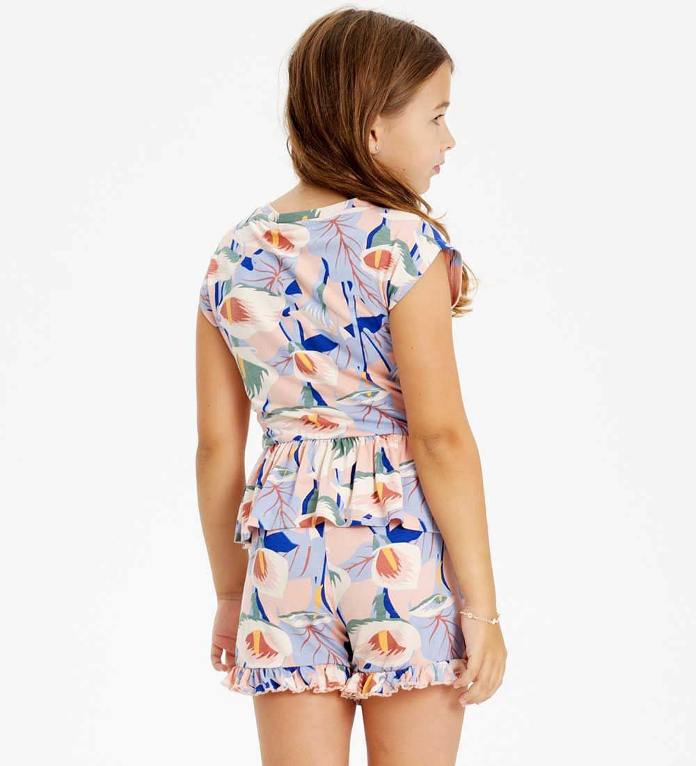 The New Buksedragt - TnGwyneth - Peach Beige Flower Aop