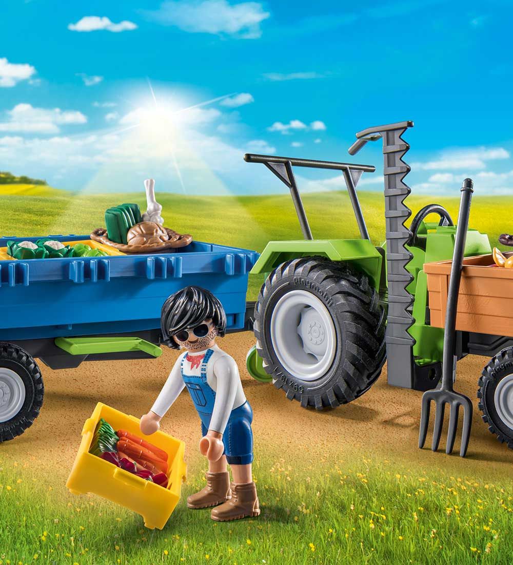 Playmobil Country - Traktor m. Trailer - 71249 - 42 Dele