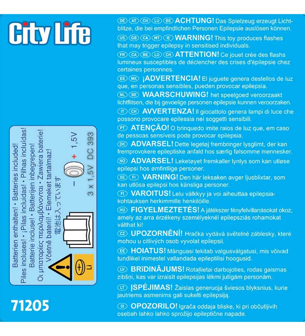 Playmobil City Life - Rednings Motorcykel - 71205 - 20 Dele