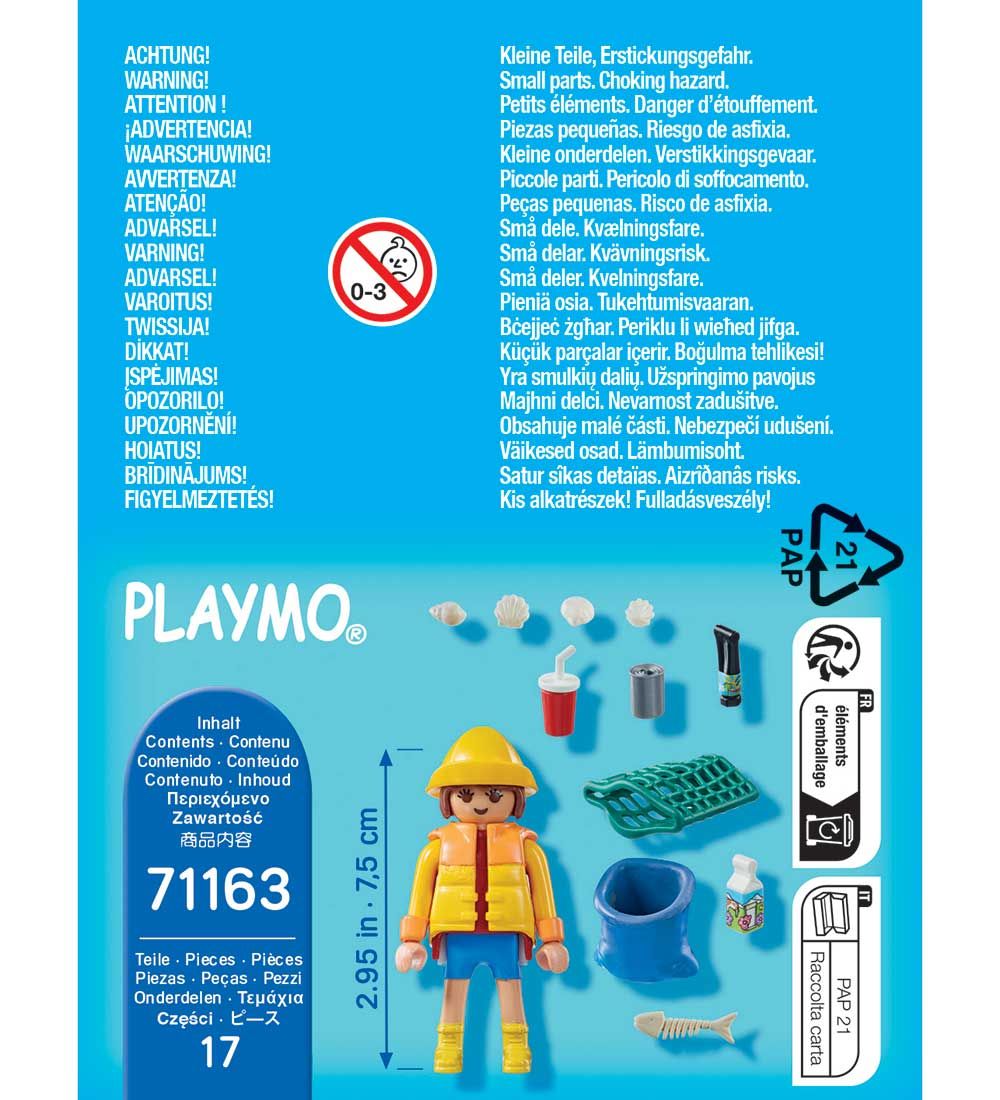 Playmobil SpecialPlus - Miljaktivist - 71163 - 17 Dele