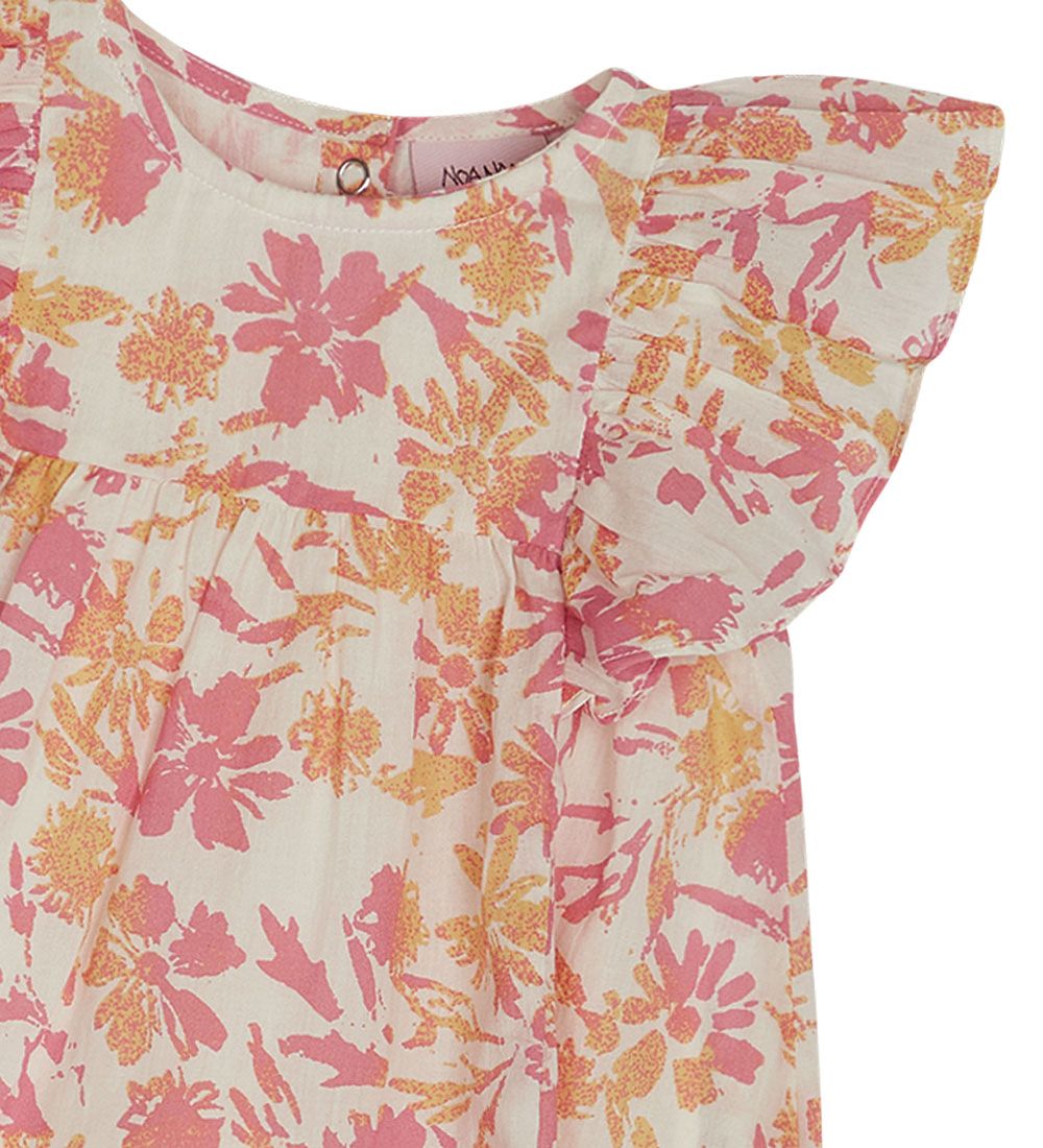 Noa Noa miniature Kjole - Baby EmiliNNM - Print Offwhite/Rose/Ye