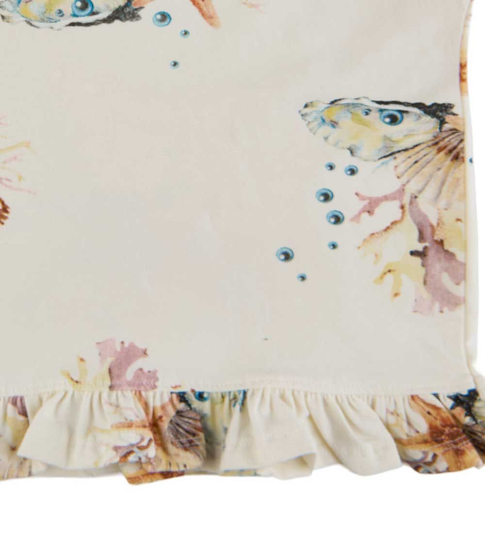 The New T-shirt - TnGiselle - White Swan Coral Aop