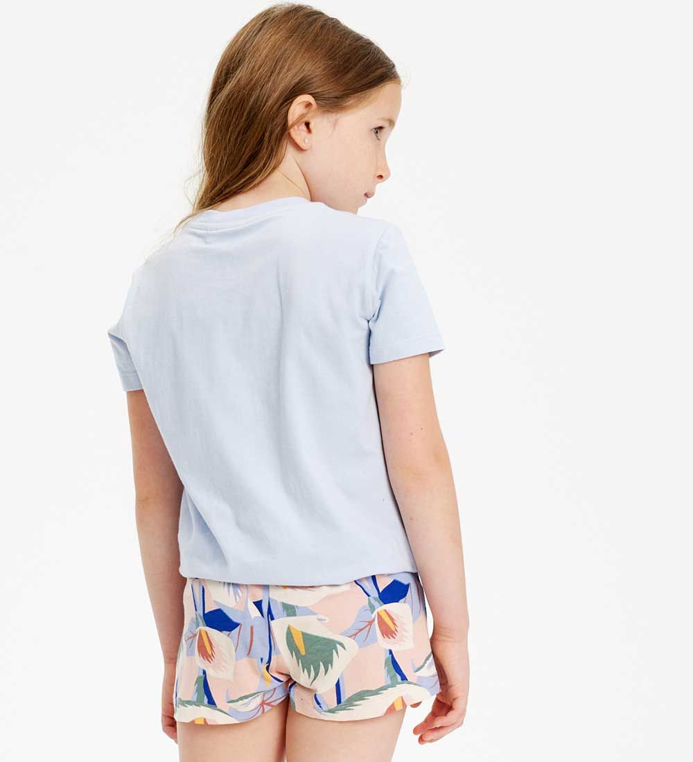 The New Shorts - TnGwyneth - Peach Beige Flower Aop