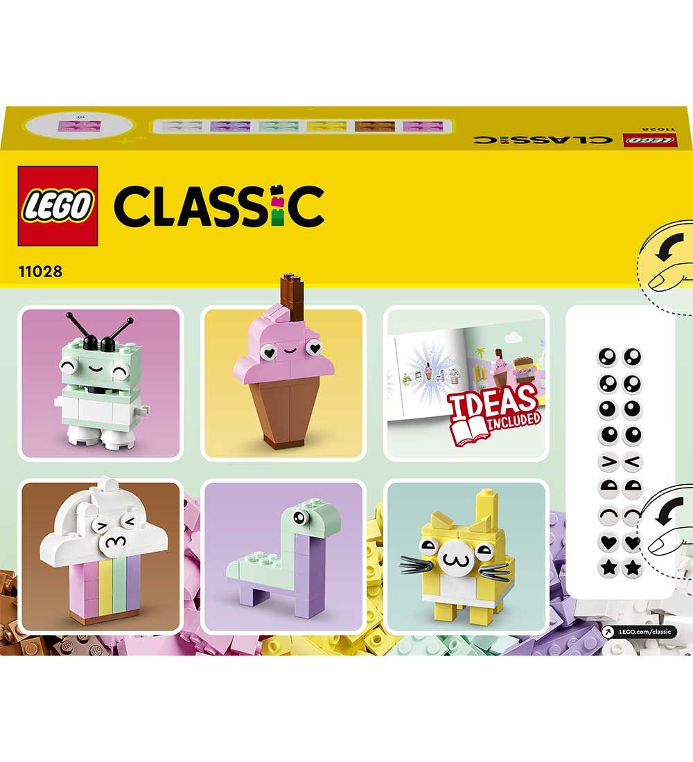 LEGO® Classic - Kreativt Sjov Med Pastelfarver 11028 - 333 Dele