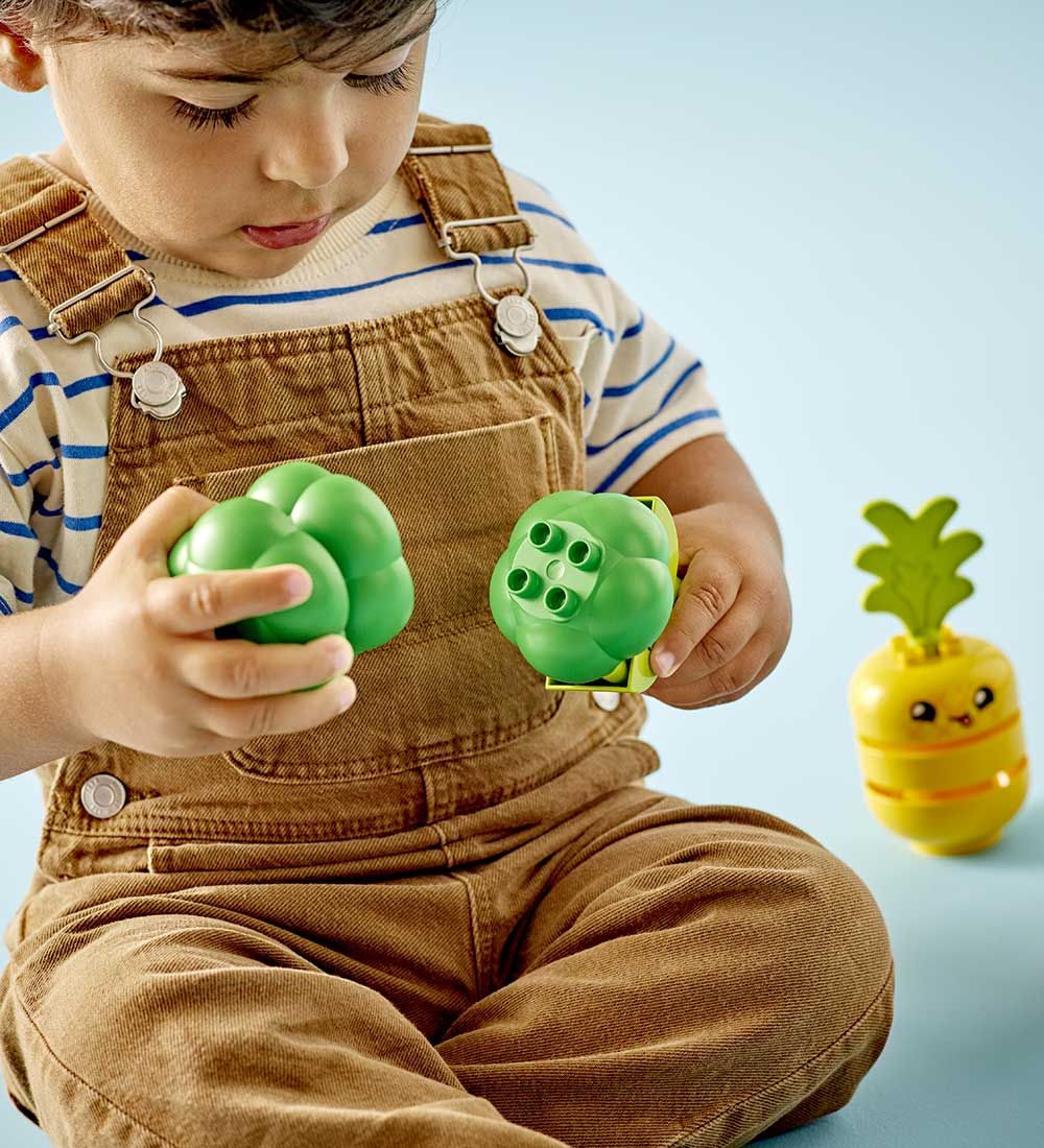 LEGO® DUPLO - Traktor Med Frugt Og Grøntsager 10982 - 19 Dele