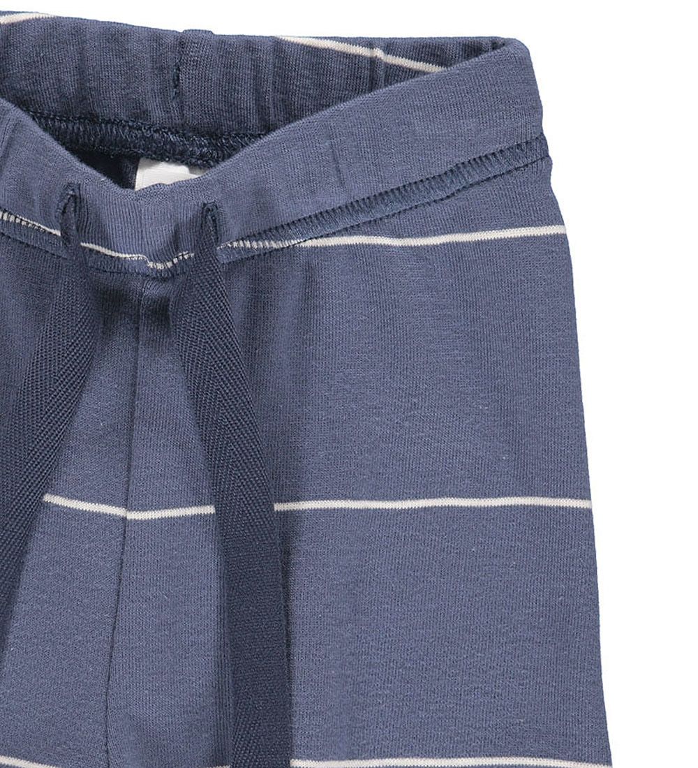Müsli Shorts - Rib - Baby - Indigo m. Striber