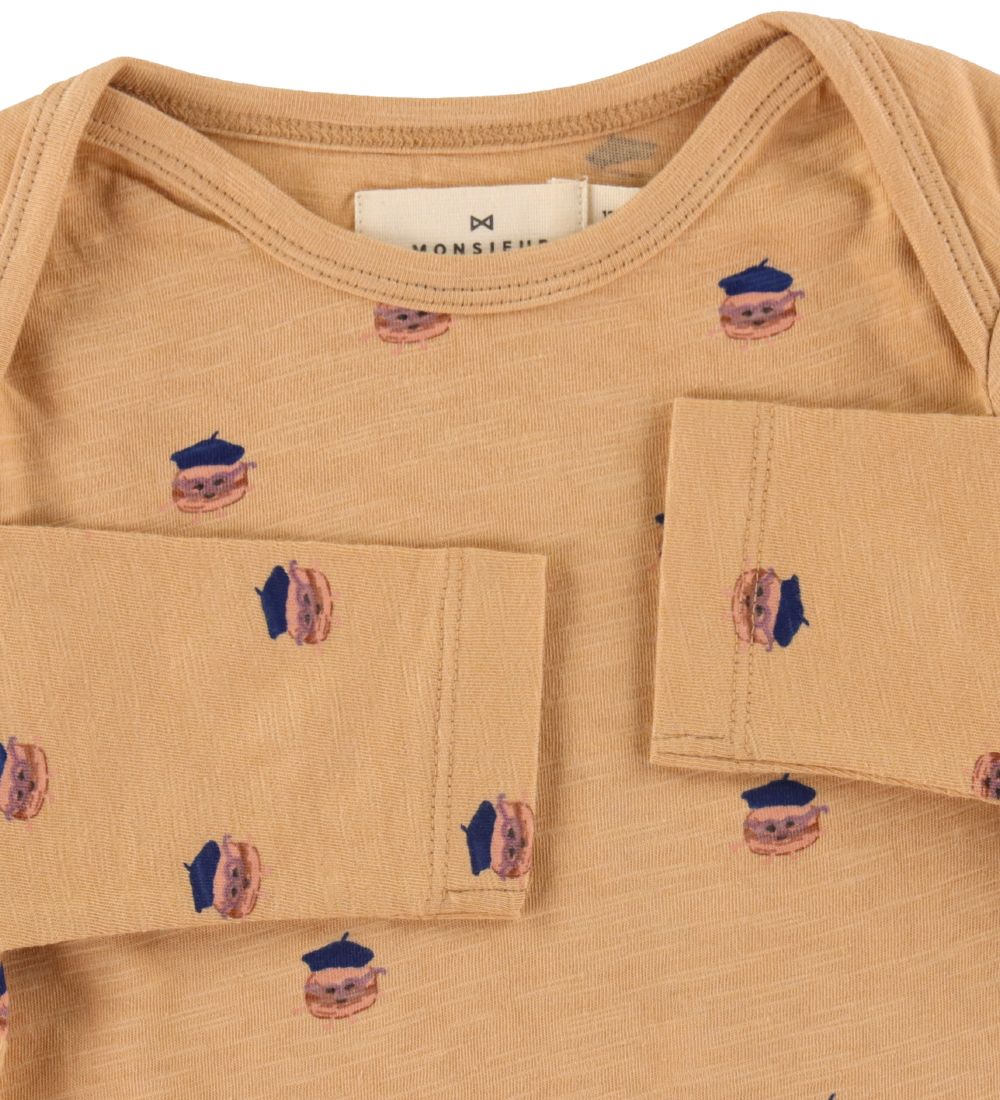 Monsieur Mini Body l/æ - Monsieur Macaron - AOP Print