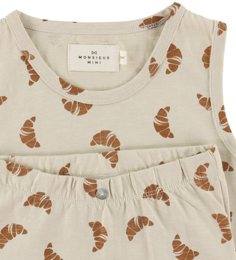Monsieur Mini Undertøjssæt - Original Croissant - Off White