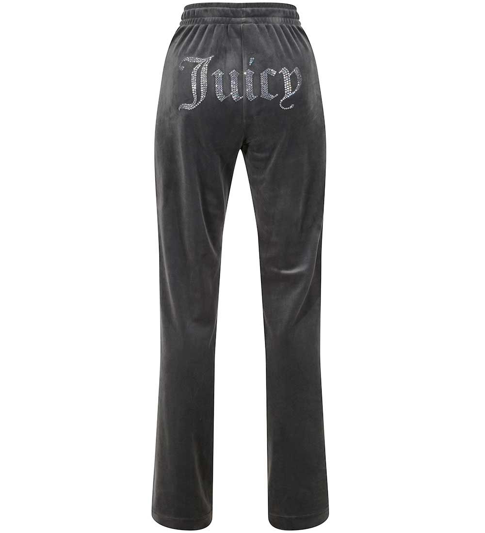 Juicy Couture Sweatpants - Velour - Raven