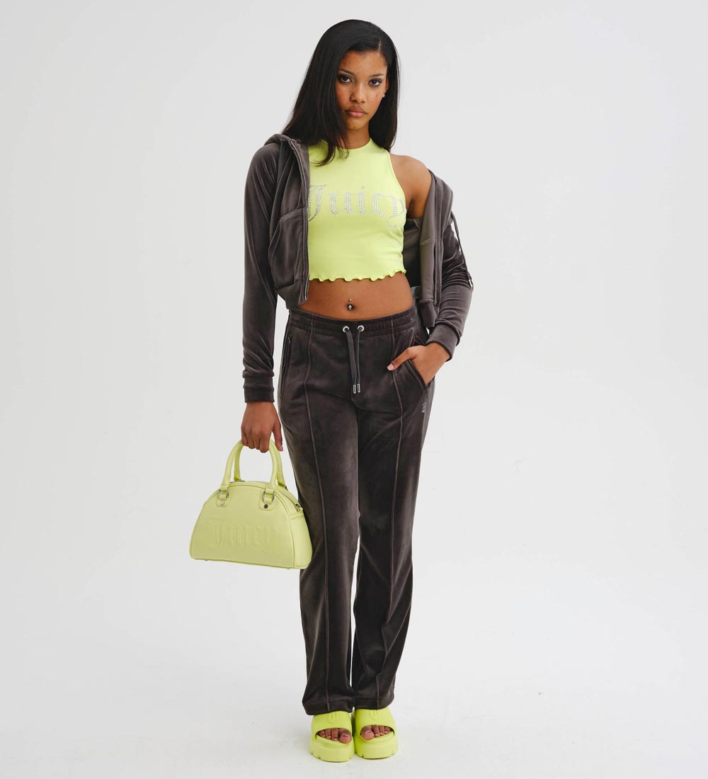 Juicy Couture Sweatpants - Velour - Raven