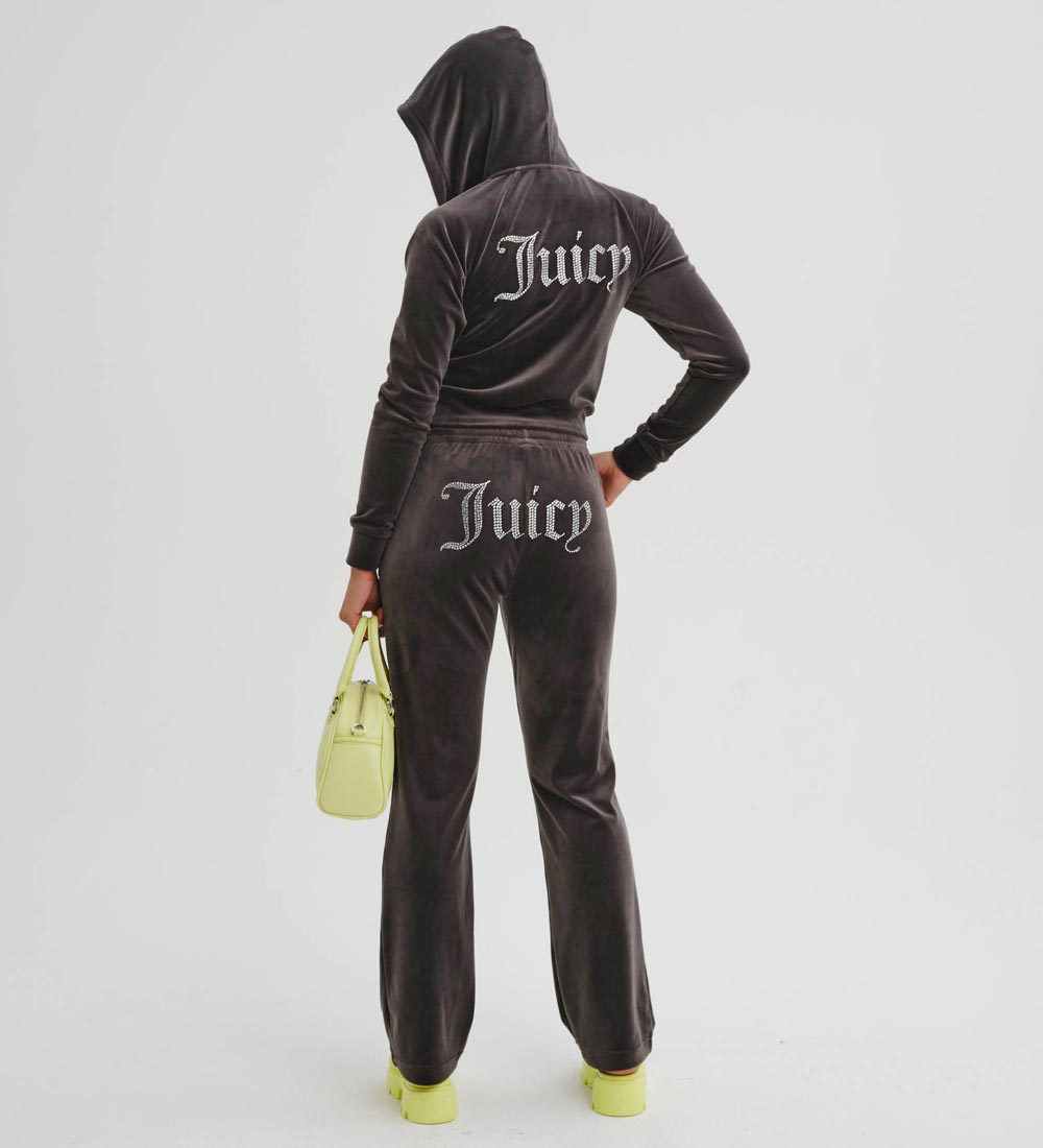 Juicy Couture Sweatpants - Velour - Raven