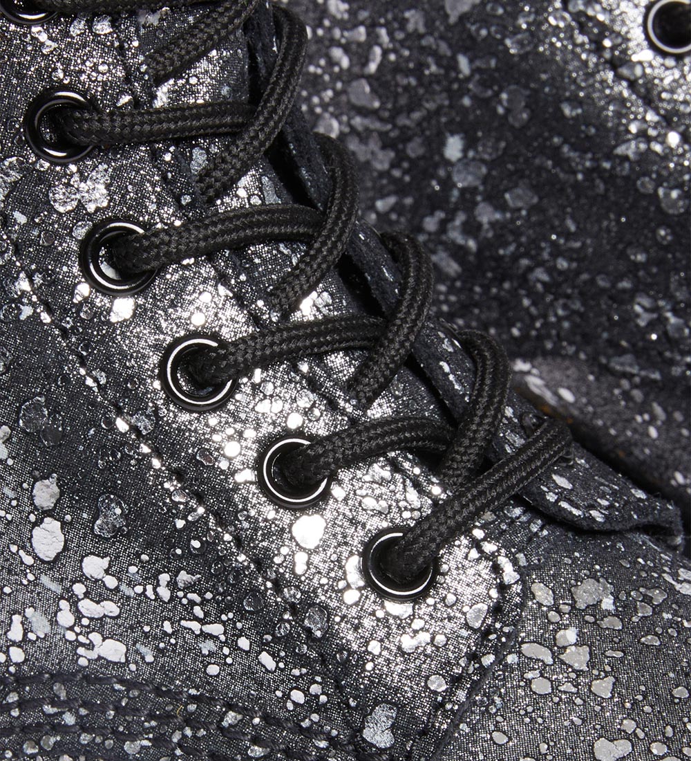 Dr. Martens Støvler - 1460 Metallic Paint Splatter - Sort
