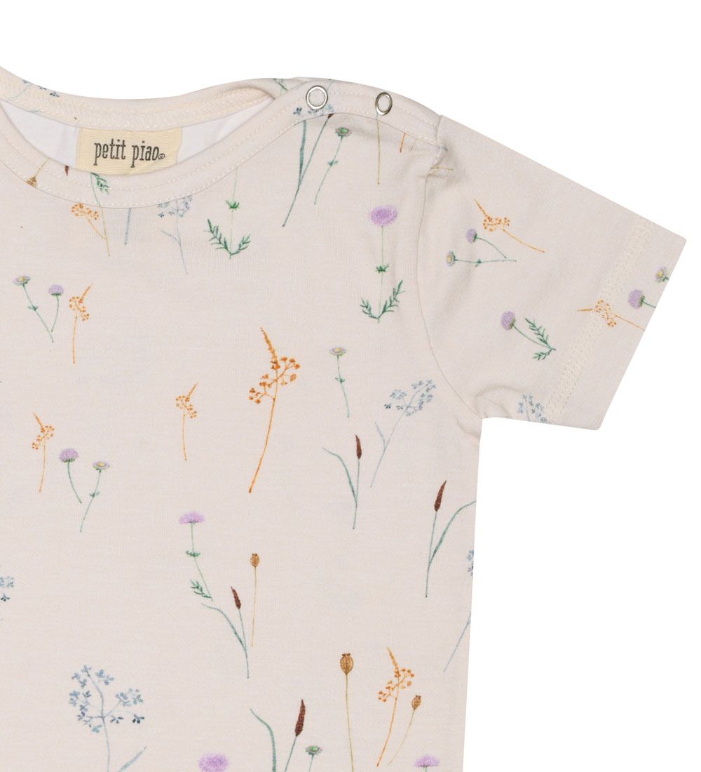 Petit Piao T-shirt - Blomster Print - Wild