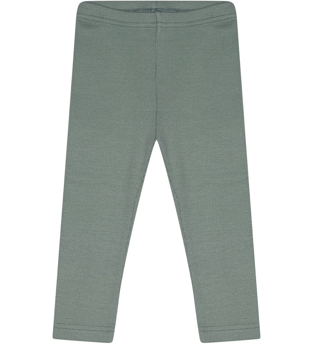 Petit Piao Leggings - Modal - Rib - Light Petrol