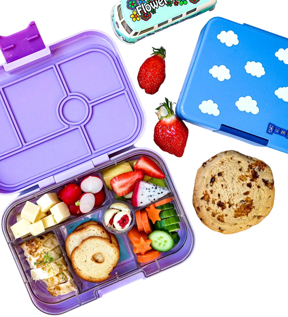Yumbox Madkasse m. 6 Rum - Bento Original - Lulu Purple