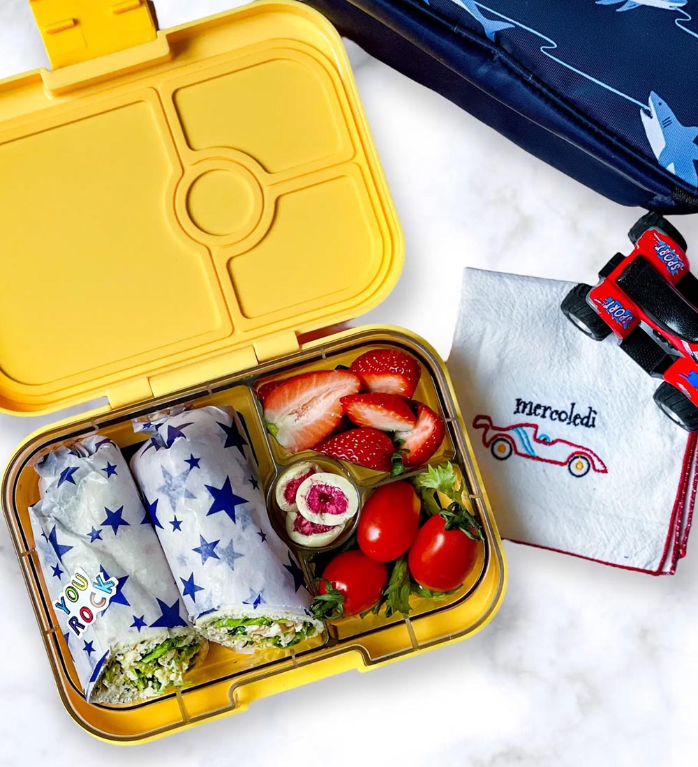 Yumbox Madkasse m. 4 Rum - Bento Panino - Yoyo Yellow